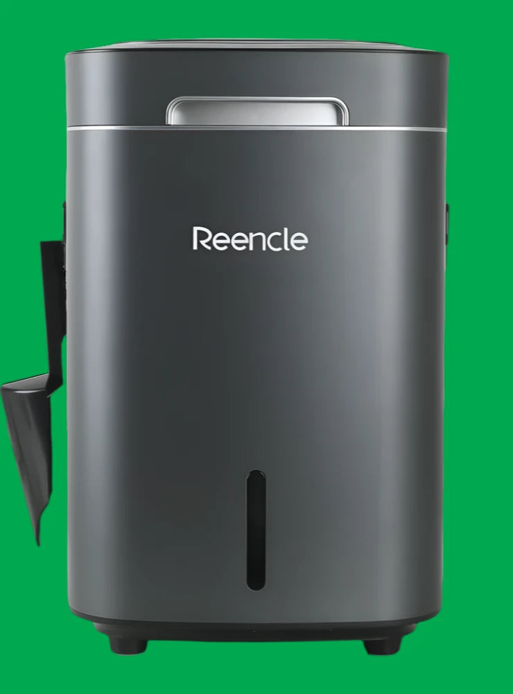 A Grey Reencle Prime Unit on a green background
